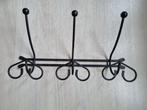 Metalen kapstok met 3 hangers - I.z.g.st., Wandkapstok, Ophalen of Verzenden, Zo goed als nieuw, Minder dan 100 cm
