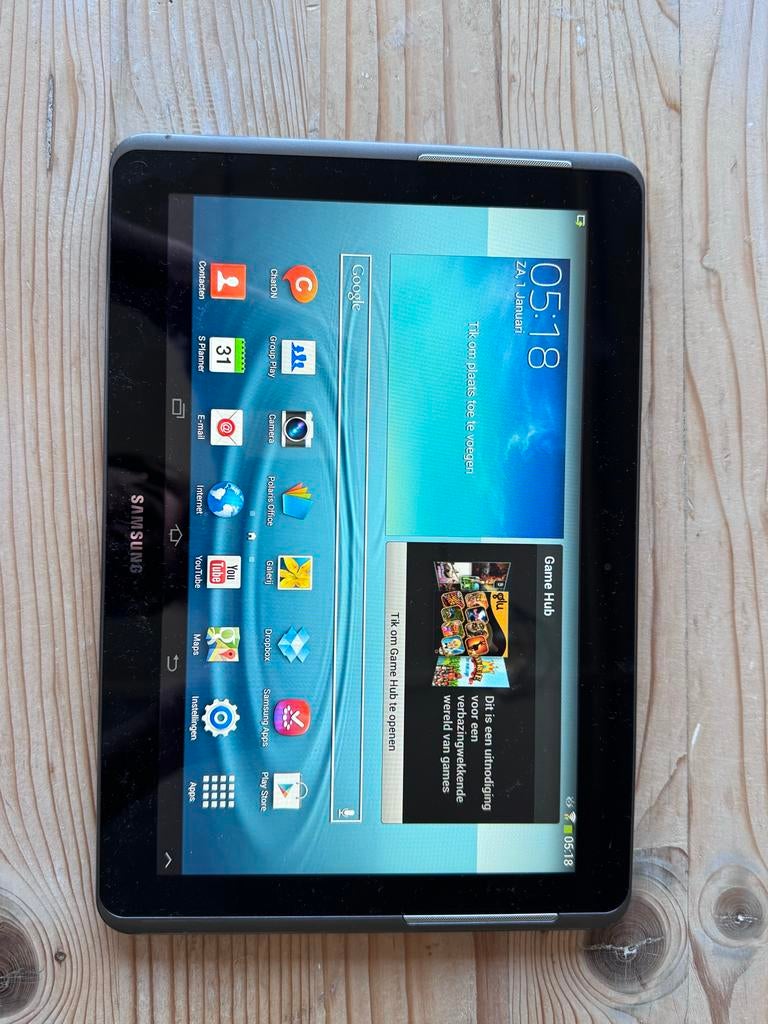 Samsung Galaxy Tab 2 10.1 (GT-P5110) - Wi-Fi, 16GB, 16 GB, Wi-Fi, Ophalen, 10 inch