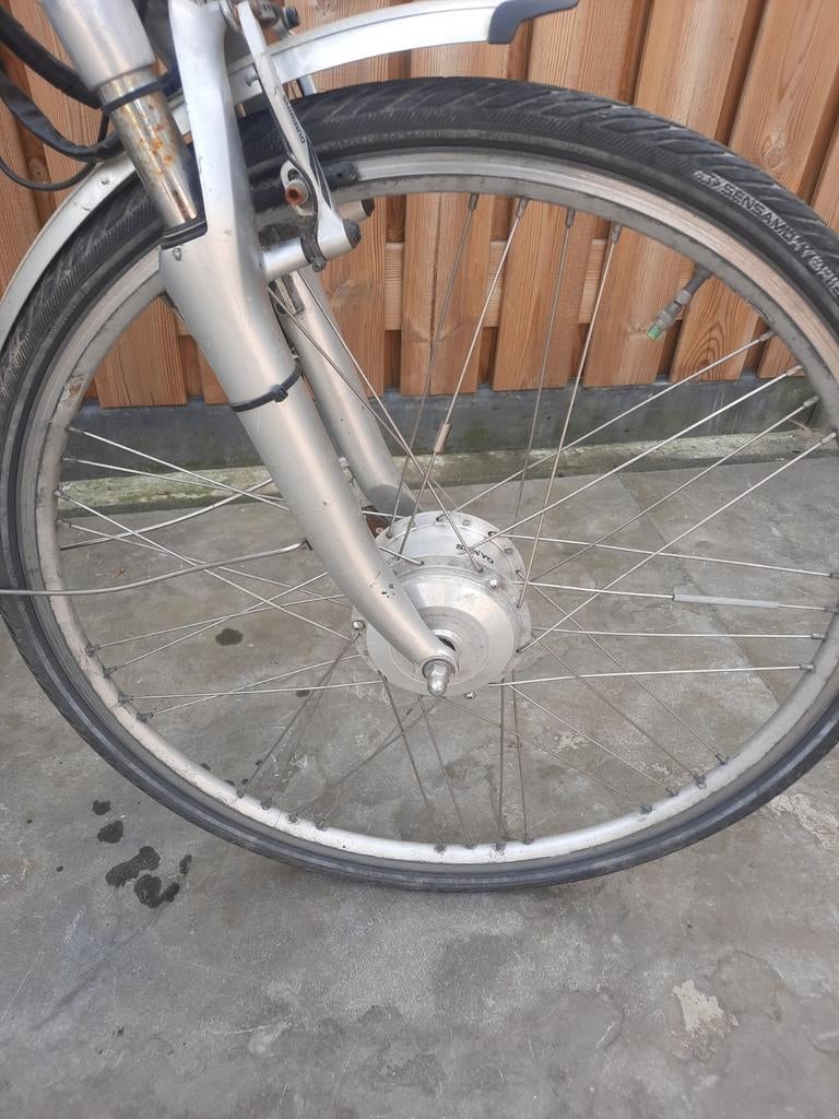 Voorwiel motor voor Batavus of Sparta 36V accuslede display, Fietsen en Brommers, Fietsonderdelen, Algemeen, Batavus, Zo goed als nieuw