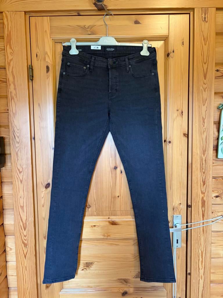 Spijkerbroek nieuw Jack en jones slim/glenn W33L 34, Kleding | Heren, Spijkerbroeken en Jeans, Ophalen of Verzenden, Nieuw, Zwart