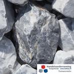 Icy blue breuksteen ijsblauw grijs decoratie schanskorf tuin, Overige materialen, Verzenden, Nieuw, Kei