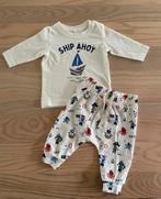 Name It Setje: Shirt 'Ship Ahoy' & Piratenbroekje (mt 56), Ophalen of Verzenden, Zo goed als nieuw, Jongetje of Meisje, Setje