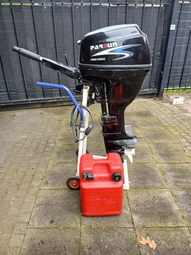 Parsun 15 PK Langstaart Buitenboordmotor, Watersport en Boten, Ophalen, 10 tot 30 pk, Gebruikt, Viertaktmotor