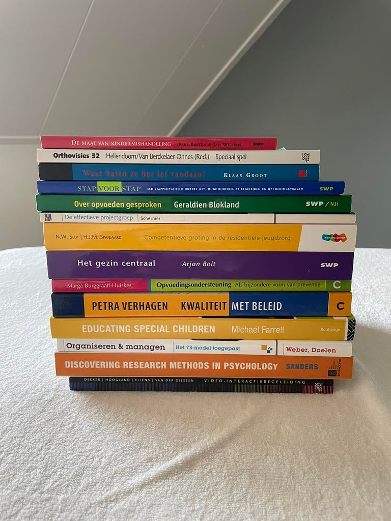 Studieboeken pedagogiek en pedagogische wetenschappen, Boeken, Ophalen of Verzenden, Zo goed als nieuw, HBO