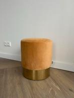 Kare Design poef - Goud/Oker, Ophalen, Minder dan 50 cm, Gebruikt, Rond