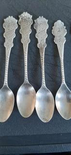 Biedermeier theelepeltjes en gebakvorkjes zilver, Antiek en Kunst, Ophalen