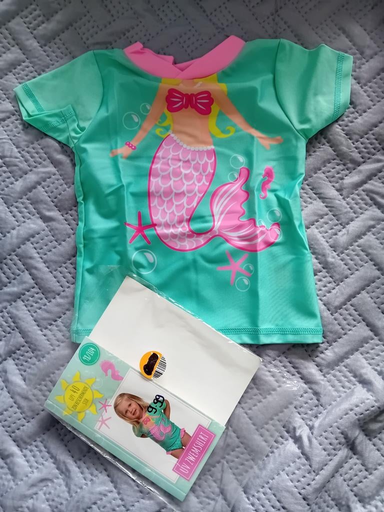 UV Zwemshirt Zeemeermin UPF 40 Maat 98-104. Nieuw, Maat 98, Nieuw, Ophalen of Verzenden, Overig