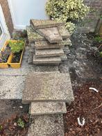 GRATIS grindtegels, Tuin en Terras, Tegels en Klinkers, Ophalen, Gebruikt, Beton, Terrastegels