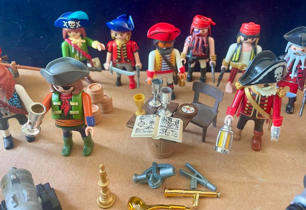 Playmobil verschillende piraten en accessoires, Ophalen of Verzenden