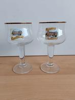 2 Kasteelbier glazen, Ophalen of Verzenden, Zo goed als nieuw, Glas of Glazen, Overige merken