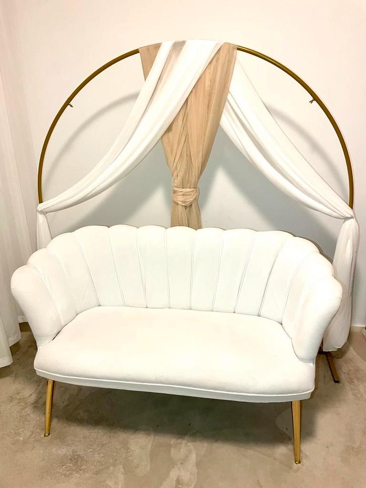 Trouwbank bruidsbank, Huis en Inrichting, Banken | Sofa's en Chaises Longues, Zo goed als nieuw, Ophalen of Verzenden