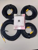 3x 15 meter UTP Kabel + Wandcontactdoos Nieuw, Ophalen of Verzenden, Nieuw