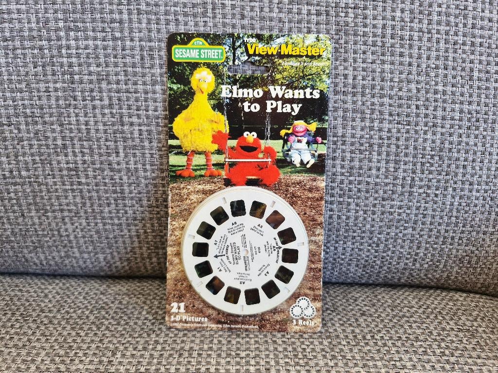 Viewmaster vintage vr bril van vroeger elmo wants to play, Nieuw, Ophalen of Verzenden, Nvt, Nvt