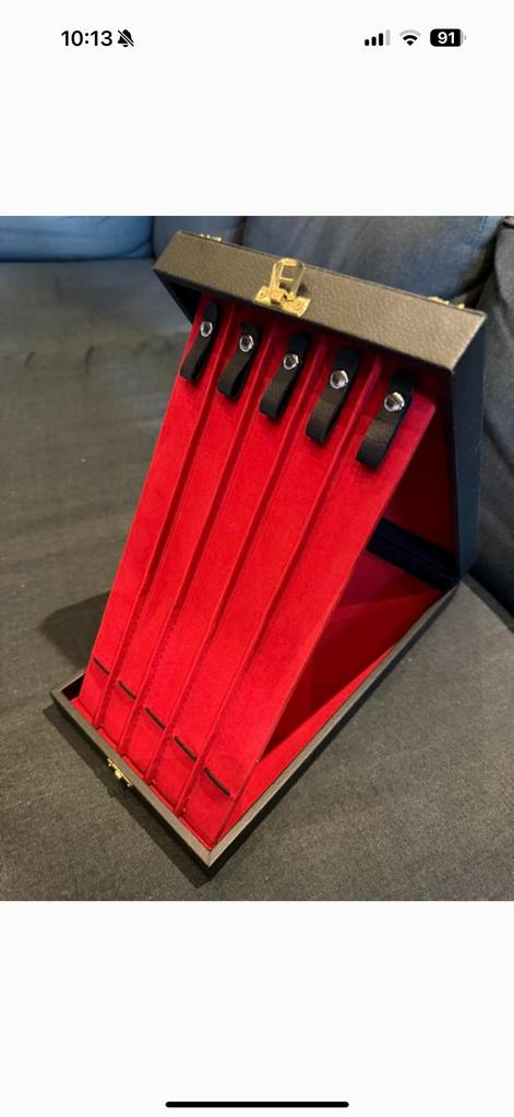 Tesbih collectie doos Nieuw 5’li Tesbih Kutu Seti, Sieraden, Tassen en Uiterlijk, Kettingen, Ophalen of Verzenden, Nieuw, Rood