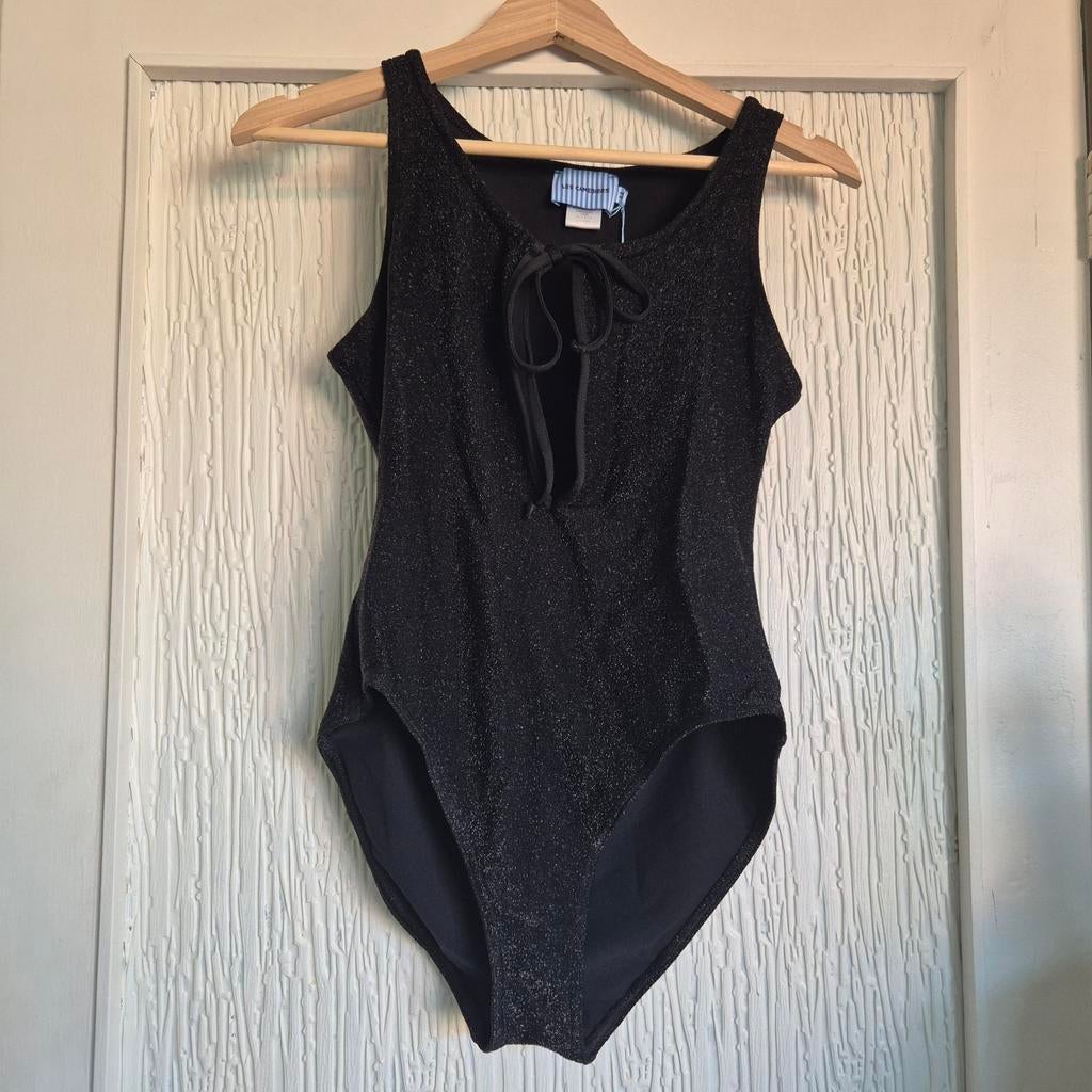 Les Canebiers | badpak | 44 | XXL, Kleding | Dames, Badmode en Zwemkleding, Zwart, Nieuw, Badpak, Ophalen of Verzenden