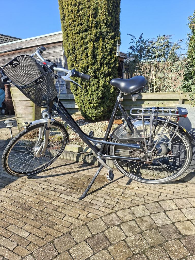 Gazelle Paris damesfiets met lage instap, Ophalen, Gebruikt, Versnellingen, 56 cm of meer