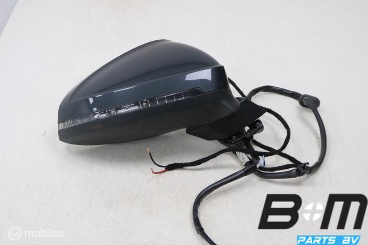 Buitenspiegel R elektr. inklapb. Audi A4 8W LX7L 8W1857410D, Gebruikt