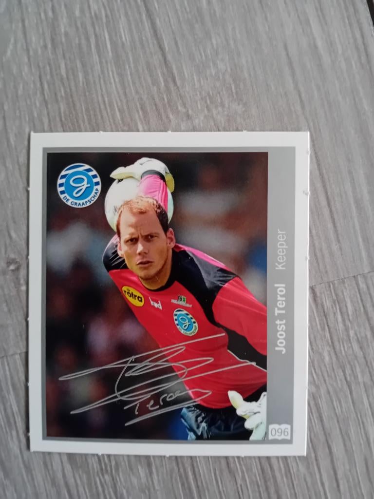 Sticker Joost Terol (de graafschap)6, Verzamelen, Ophalen of Verzenden, Nieuw, Sport