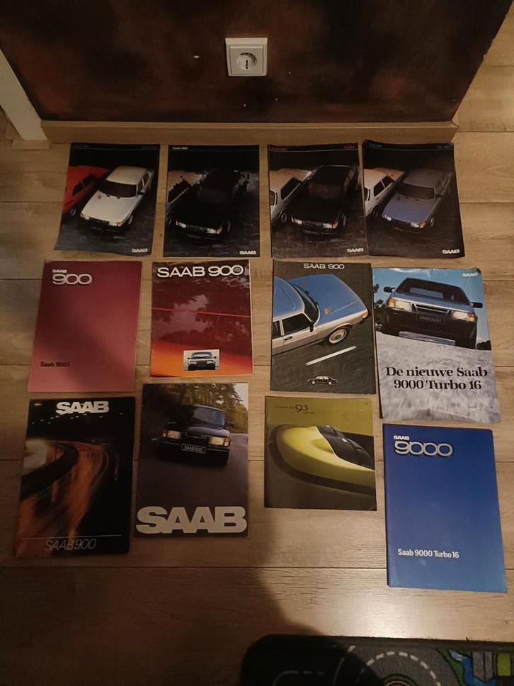 Saab brochures / folders Nederlands, Auto diversen, Handleidingen en Instructieboekjes, Ophalen of Verzenden