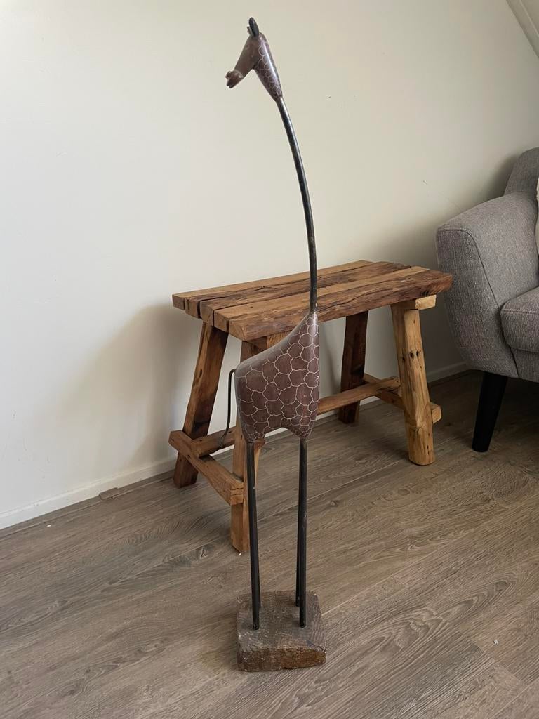 Giraffe beeld, Antiek en Kunst, Kunst | Beelden en Houtsnijwerken, Ophalen, Steen of Keramiek, Beeld