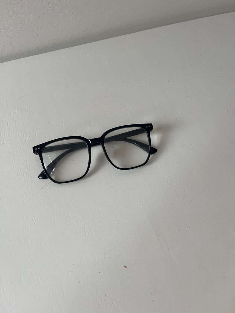 Stijlvolle zwarte bril -2, Gebruikt, Zwart, Bril, Ophalen