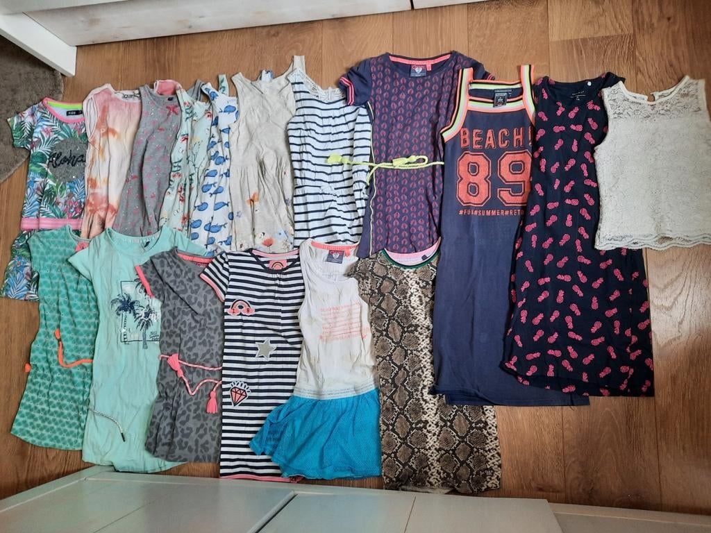 Zomerjurkjes maat 110/116 (Quapi, Name-it, Z8), Kinderen en Baby's, Kinderkleding | Maat 110, Gebruikt, Meisje, Ophalen of Verzenden