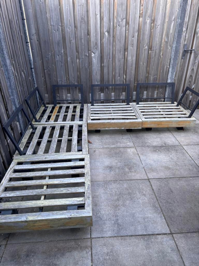 Tuinset, 5 zitplaatsen, Gebruikt, Ophalen of Verzenden, Loungeset