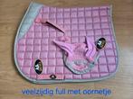 Nieuw super gaaf roze glitter set dekje oornetje maat pony, Dieren en Toebehoren, Paarden en Pony's | Dekens en Dekjes, Ophalen of Verzenden