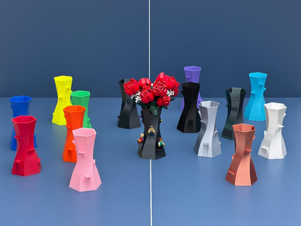 Mooie vaas geschikt voor de Botanical Collection bloemen, Kunststof, Overige kleuren, Nieuw, Ophalen of Verzenden