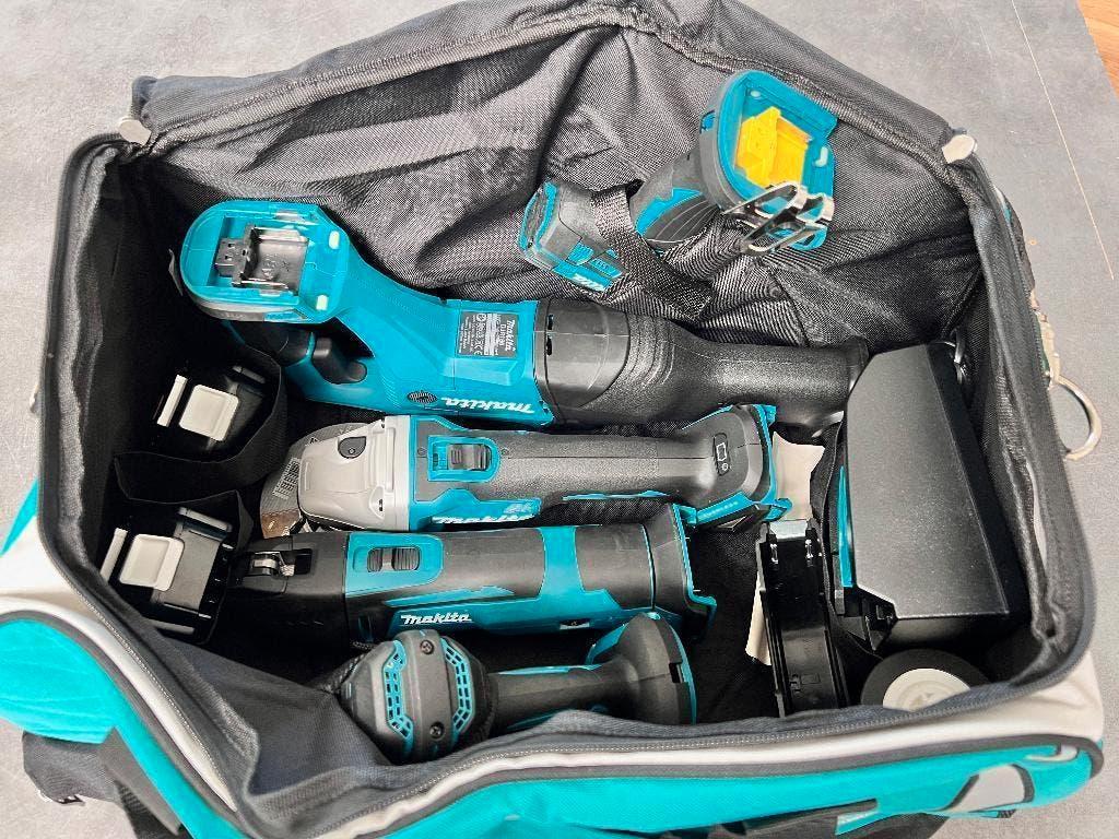 MAKITA 5-DELIGE 18V ACCU ACTIE COMBISET 5Ah LXT RUW- AFBOUW, Ophalen of Verzenden, Nieuw, Boor- en Schroefmachine, Variabele snelheid