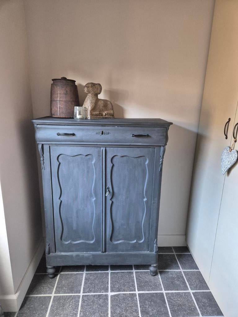 Sober landelijk meidenkast biedermeierkast kast, Ophalen