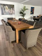 Houten Tuinset 240 x 100cm – 4 Seasons Outdoor (4SO) stoelen, Tuin en Terras, ., Ophalen of Verzenden, Zo goed als nieuw, 4 Seasons Outdoor