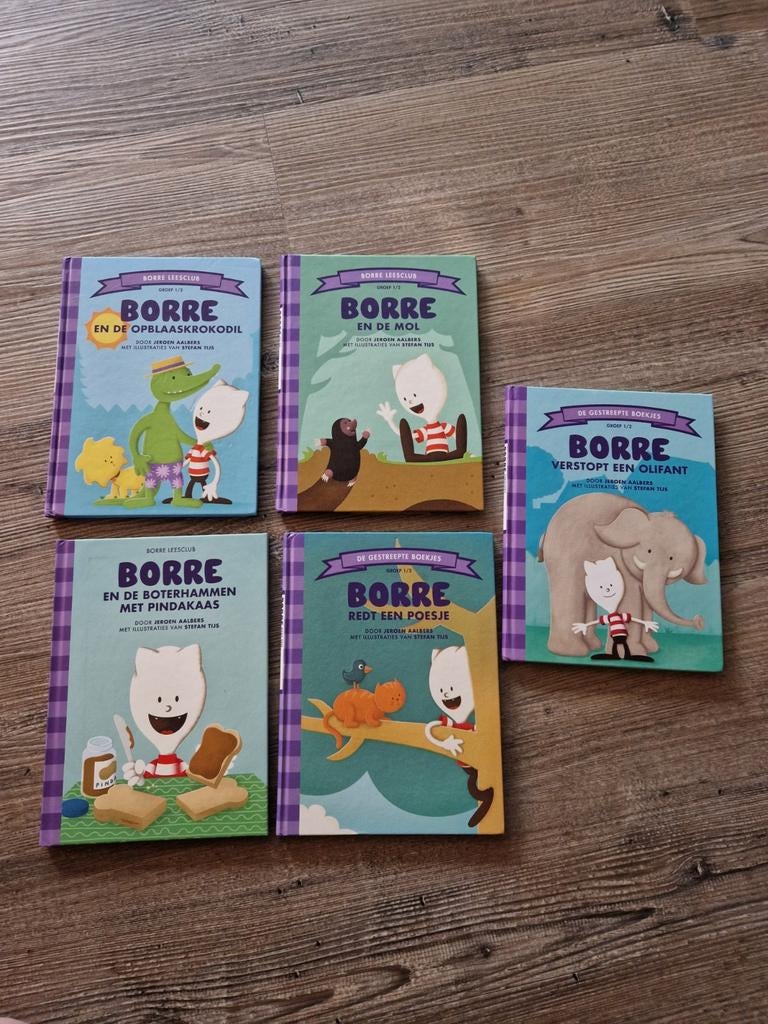 5 Borre boekjes, Ophalen of Verzenden