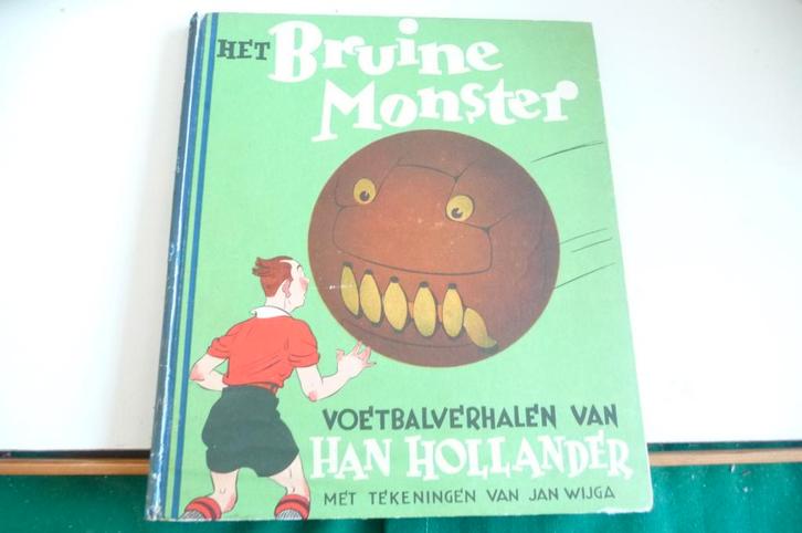 HOLLANDER, HET BRUINE MONSTER.VOETBALVERH V H HOLLANDER., Verzamelen, Sportartikelen en Voetbal, Gebruikt, Poster, Plaatje of Sticker