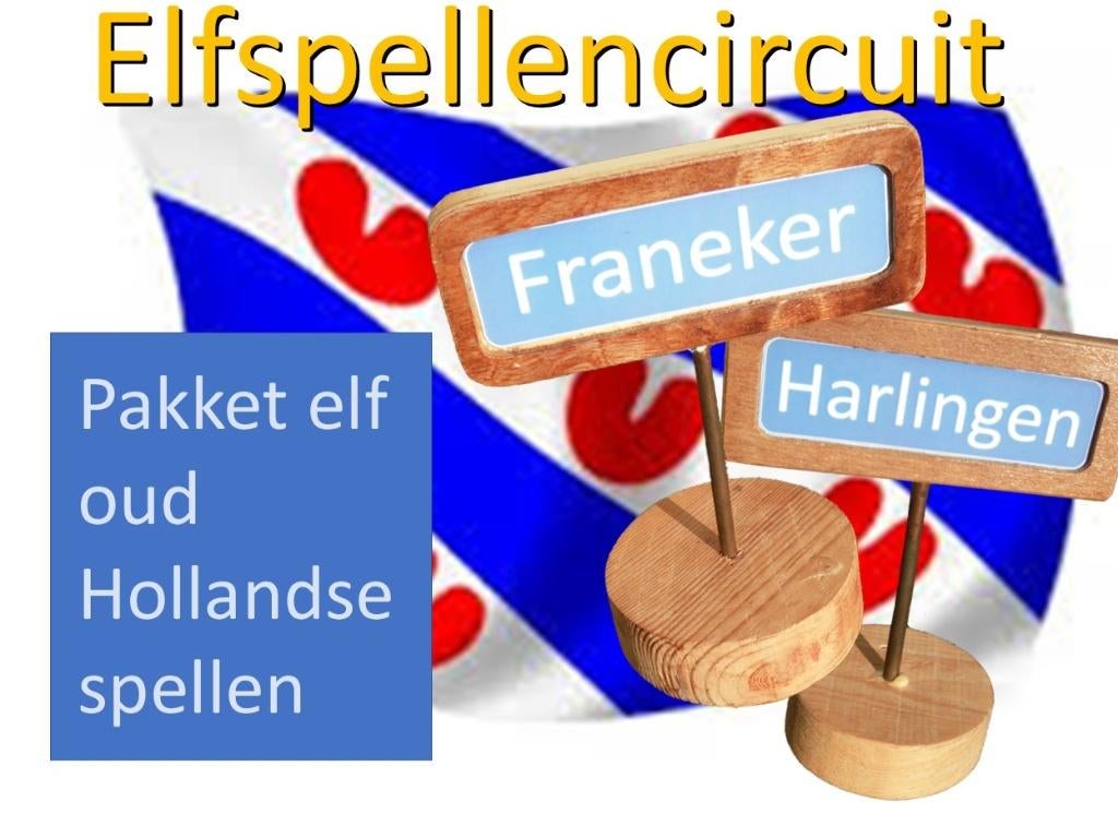 Oud Hollands spellen pakket huren, Vijf spelers of meer, Ophalen of Verzenden, Zo goed als nieuw, Joukes oud Hollandse spellen
