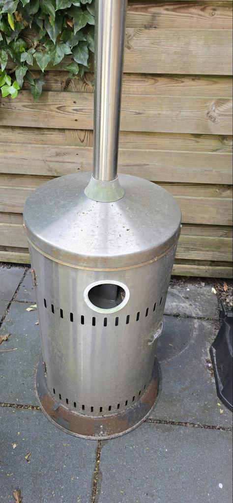 Terrasverwarmer op gas, Tuin en Terras, Terrasverwarmers, Gebruikt, Gas, Vloer, Ophalen