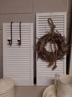 Landelijke luiken, louvre deurtje, shutter, decoratie, Huis en Inrichting, Ophalen of Verzenden, Zo goed als nieuw, Gemaalweg 12b Rutten