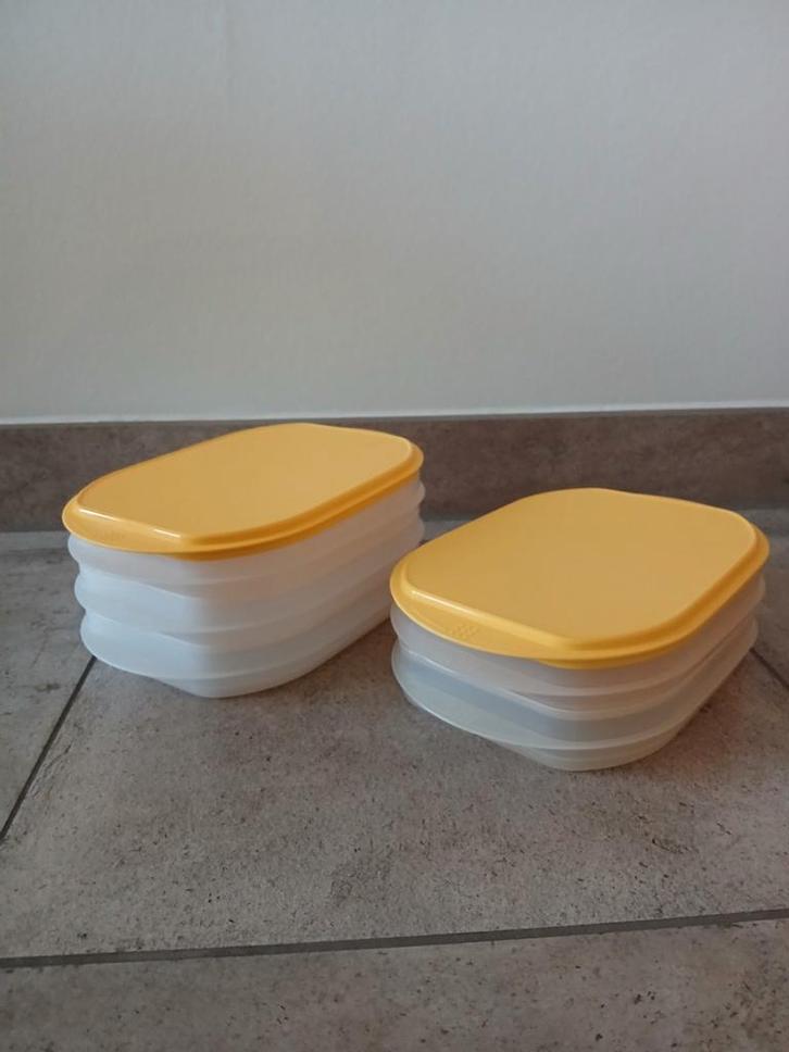 Tupperware vleeswarendoos, vleeswarentrio, beleg/kaasdoos, Huis en Inrichting, Keuken | Tupperware, Zo goed als nieuw, Overige typen
