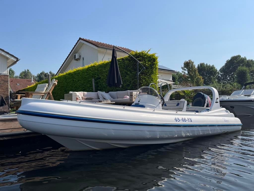 Ranieri Giubileo Polyester Speedboot 150pk Evinrude E-TEC, Watersport en Boten, Ophalen, Gebruikt, 120 tot 200 pk, 3 tot 6 meter