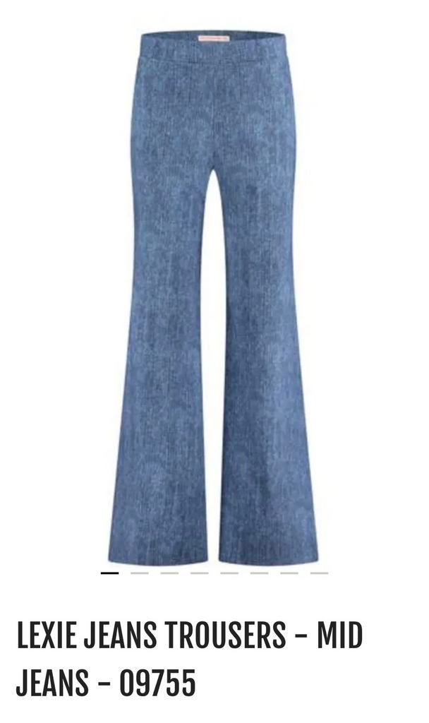 Studio Anneloes lexie broek, travelstof, maat M,  jeansblauw, Maat 38/40 (M), Blauw, Ophalen of Verzenden, Zo goed als nieuw