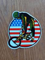 BMX sticker stijl Amerikaanse vlag 16x13cm, Ophalen of Verzenden, Nieuw, Bedrijf of Vereniging