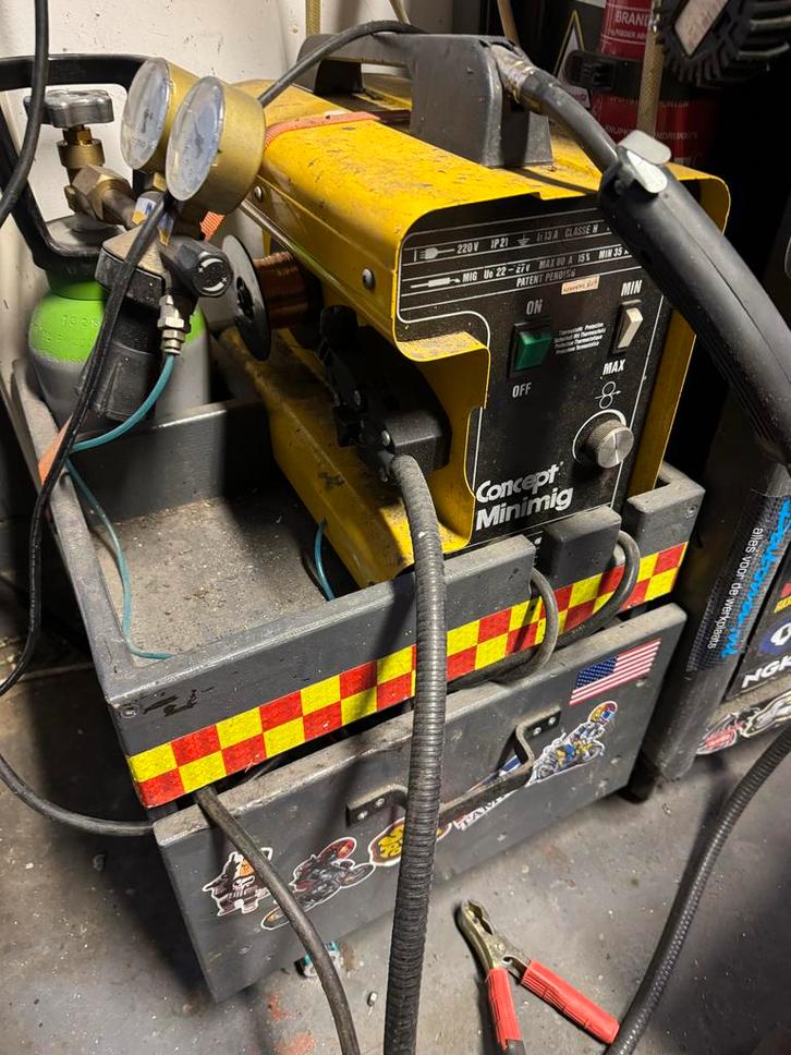 Concept Minimig lasapparaat - Zonder gasfles en reduceer, Doe-het-zelf en Verbouw, Gereedschap | Lasapparaten, Gebruikt, Overige typen