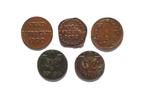Nederland en VOC/overzee lotje met 5 nette duiten, Postzegels en Munten, Munten | Nederland, Ophalen of Verzenden, Vóór koninkrijk