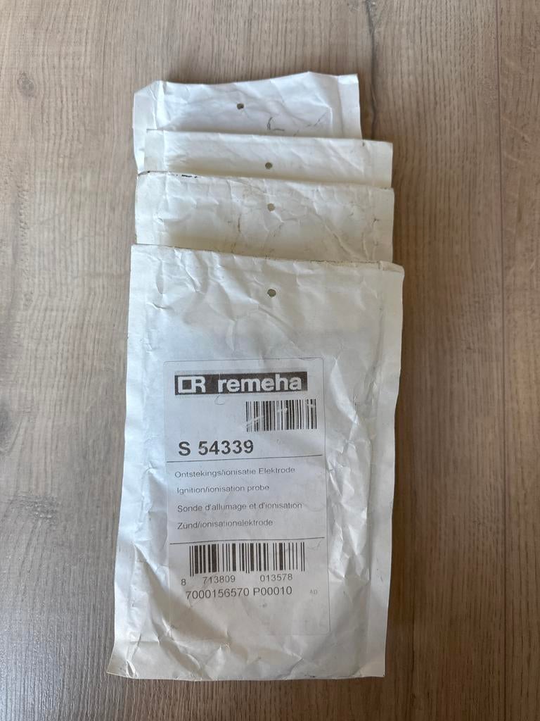 4x Remeha Ontstekings/ionisatie Elektrode S54339, Minder dan 30 cm, Cv-ketel of Combi-ketel, Nieuw, Minder dan 60 cm