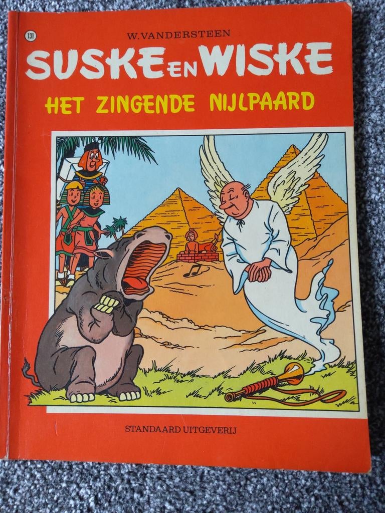Suske en Wiske:  Het zingende nijlpaard  1974, Boeken, Eén stripboek, Ophalen of Verzenden, Gelezen