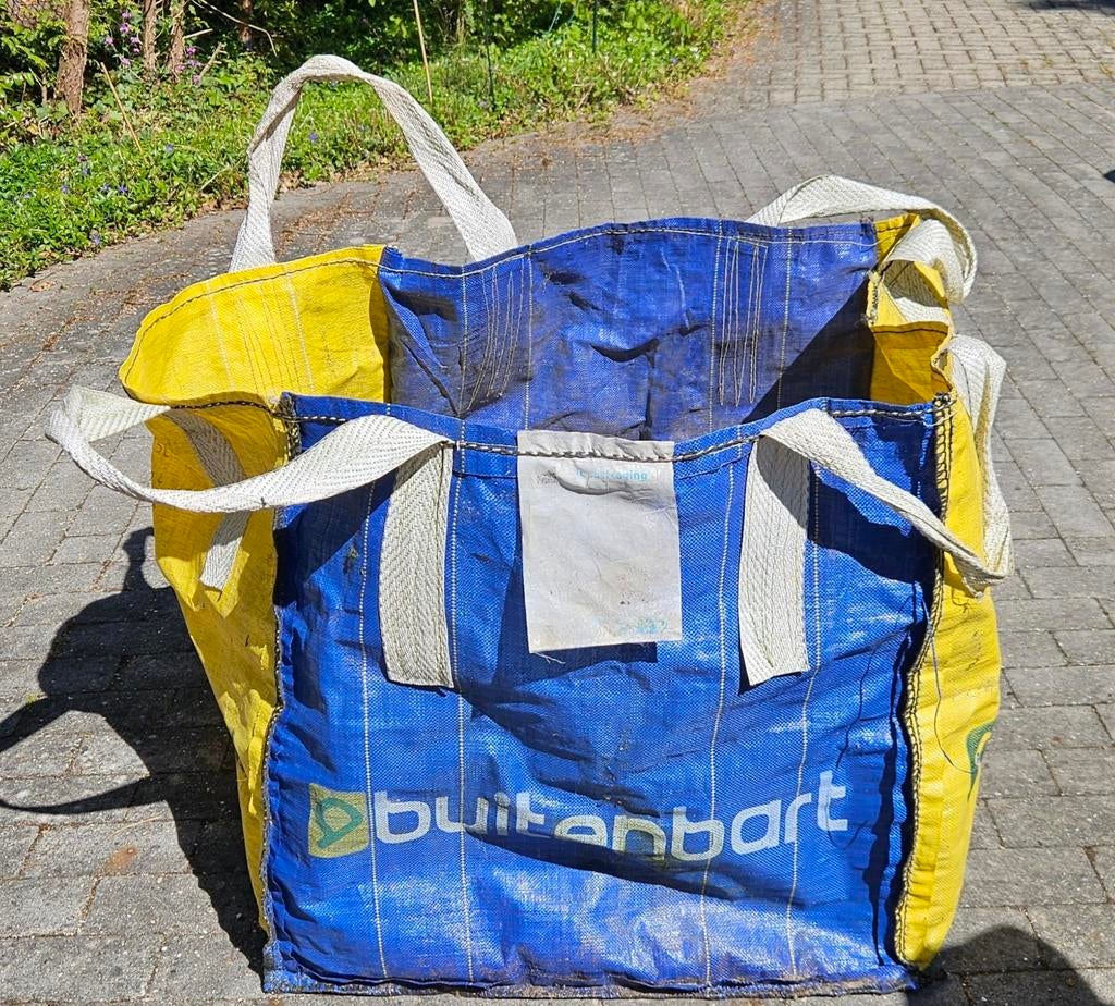 Grote Buitenbart Big Bag - Blauw/Geel, Ophalen, Gebruikt