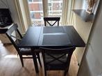 Ikea klaptafel met 3 stoelen, Huis en Inrichting, Tafels | Eettafels, Ophalen, Gebruikt, Rechthoekig, 50 tot 100 cm