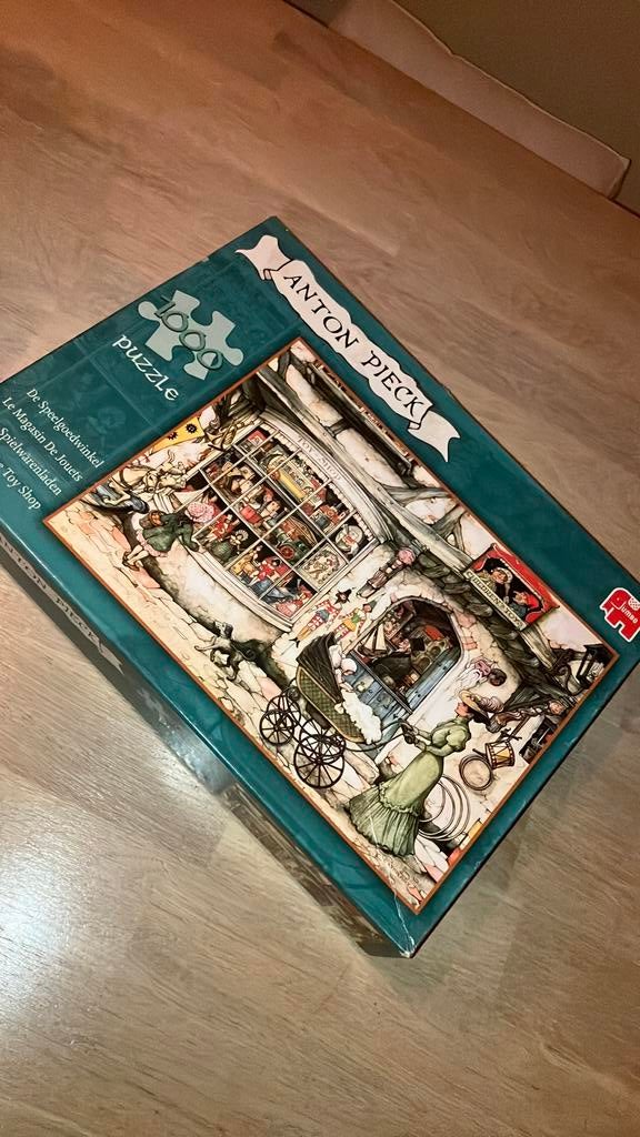 Puzzel van Anton Pieck van Jumbo 1000st, Ophalen of Verzenden, 500 t/m 1500 stukjes, Zo goed als nieuw