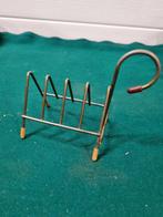 Briefhouder jaren 70 metaal, Verzamelen, Retro, Ophalen of Verzenden