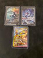 Pokémon Kaarten: Jolteon ex, Suicune V & Hisuian Samurott V, Ophalen of Verzenden, Zo goed als nieuw, Meerdere kaarten, Foil
